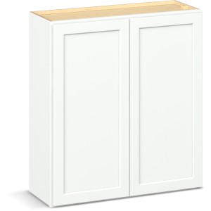 Reliabilt Parkstone II Reliabilt Parkstone II Brilliant White Wall Cabinet, 2 Doors, 33-in x 36-in - 641248 | Lowe's Pro Supply